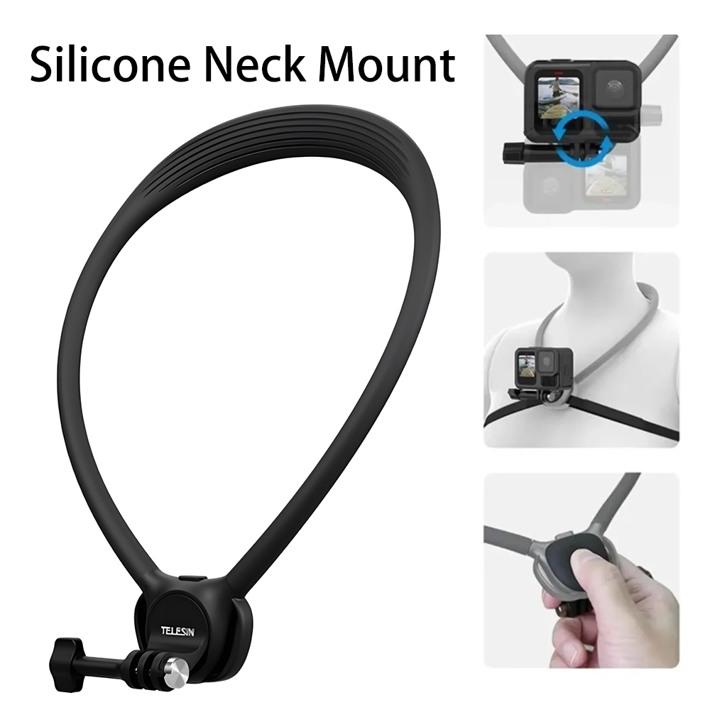 Supporto per collo in silicone - Insta360 Camera Go 3 recensione e prezzo